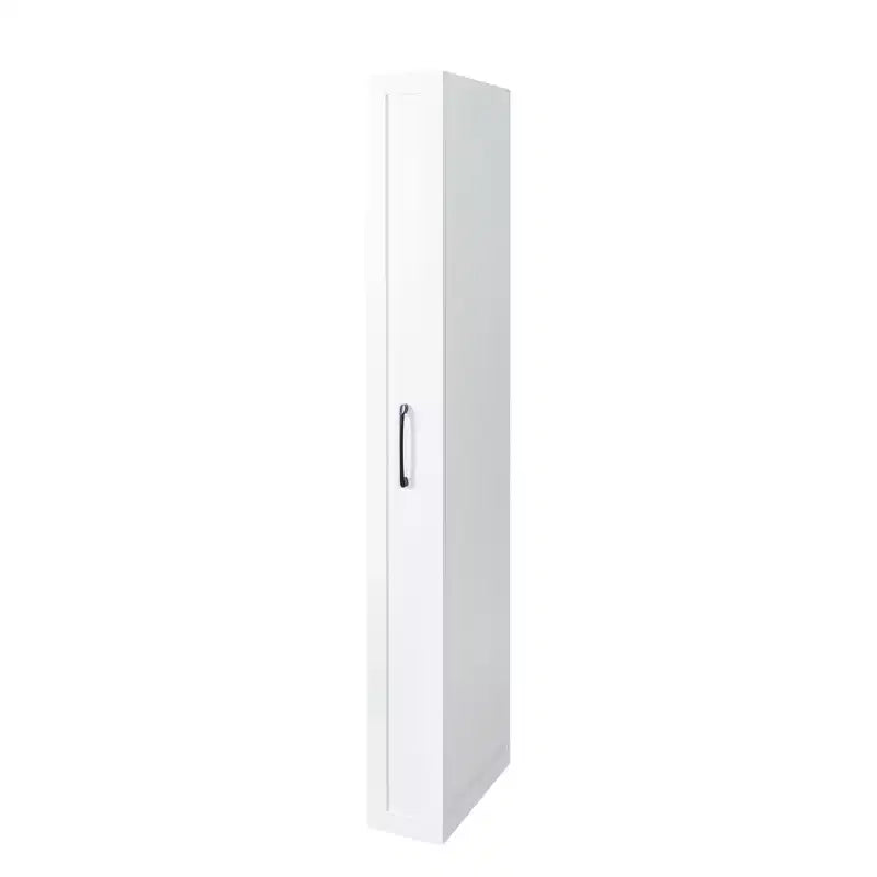 VIYET 71H Étagère de rangement coulissante multifonctionnelle à 7 niveaux, étagère ouverte unilatérale, organisateur pour cuisine, salon et espaces étroits, blanche