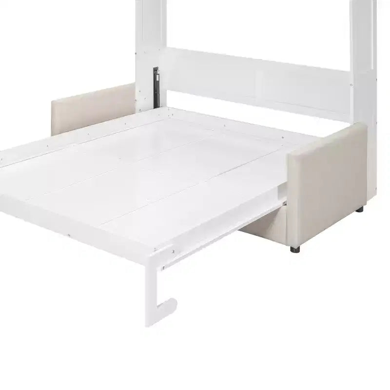 Lit mural escamotable moderne Luxystar Queen avec coussin