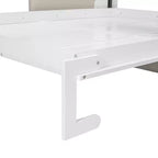 Lit mural escamotable moderne Luxystar Queen avec coussin
