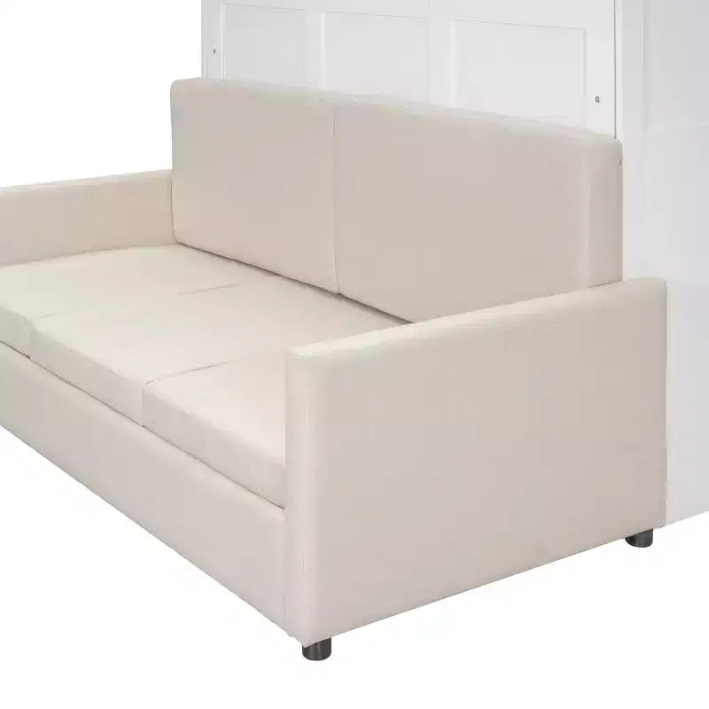 Lit mural escamotable moderne Luxystar Queen avec coussin