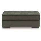 Pouf accent surdimensionné Signature Design by Ashley Marlow Peak, revêtement en polyester capitonné, vert olive