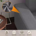 Canapé modulable 96 places, canapé d'angle moderne en velours côtelé avec pouf mobile, canapé sectionnel pour salon, chambre à coucher