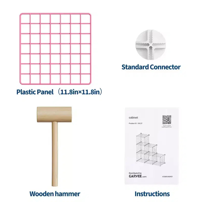 Étagère de rangement modulaire à 6 casiers en fil métallique, casiers de rangement métalliques, meuble de rangement ouvert pour entrée, chambre, salon, bureau