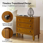 Lot de 2 tables d'appoint à 3 tiroirs Teodosia | Hulala Home-NOIR
