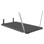 Suncast Lot de 3 Étagères Verticales pour Abri de Jardin, Rangement d'Extérieur Suspendu Gain de Place, Noir
