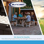 Suncast Lot de 3 Étagères Verticales pour Abri de Jardin, Rangement d'Extérieur Suspendu Gain de Place, Noir