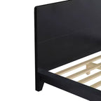 Lit plateforme et cadre de lit Whisen avec tête de lit et support à lattes en bois