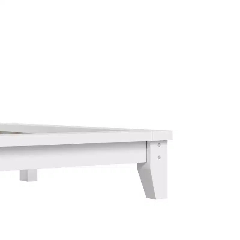 Lit plateforme et cadre de lit Whisen avec tête de lit et support à lattes en bois