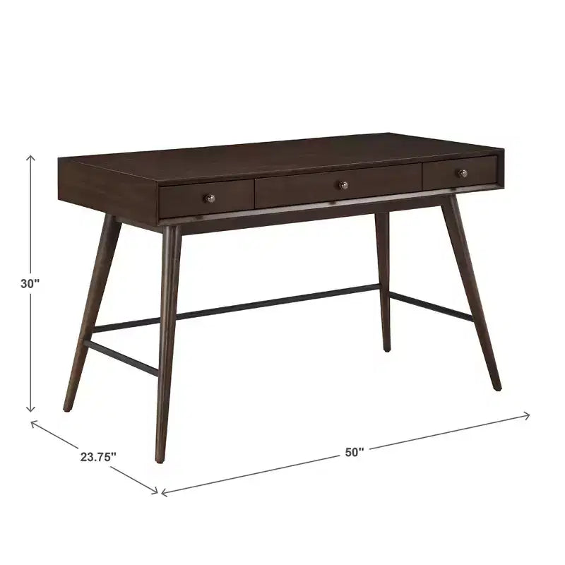 Bureau d'écriture 3 tiroirs Foerster Wood - iNSPIRE Q