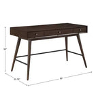 Bureau d'écriture 3 tiroirs Foerster Wood - iNSPIRE Q