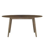 Table à manger ovale Jonas 63, en noyer du milieu du siècle - Noyer - iNSPIRE Q
