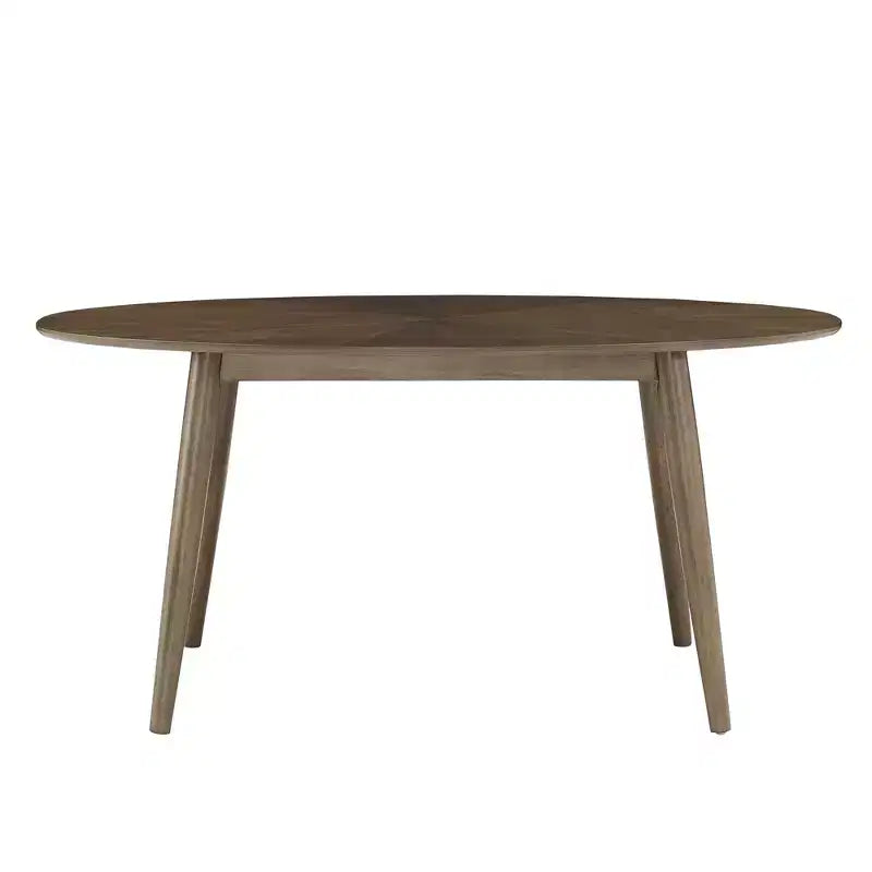 Table à manger ovale Jonas 63, en noyer du milieu du siècle - Noyer - iNSPIRE Q