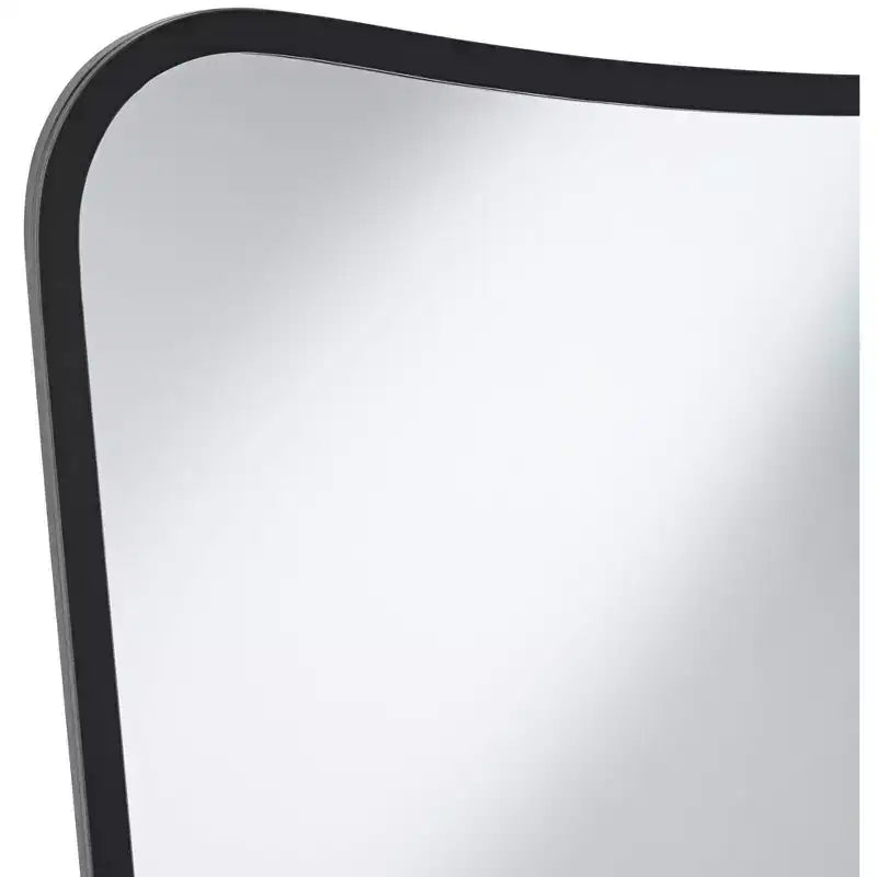 Miroirs muraux Uttermost Segundo en métal noir 22 x 34, lot de 2