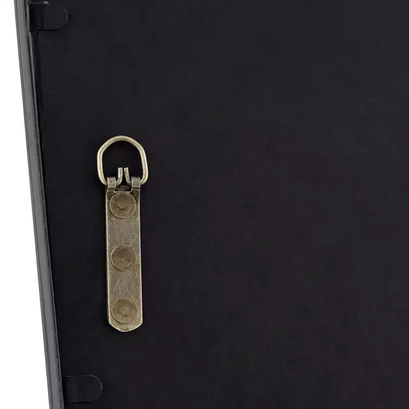 Miroirs muraux Uttermost Segundo en métal noir 22 x 34, lot de 2