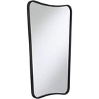 Miroirs muraux Uttermost Segundo en métal noir 22 x 34, lot de 2