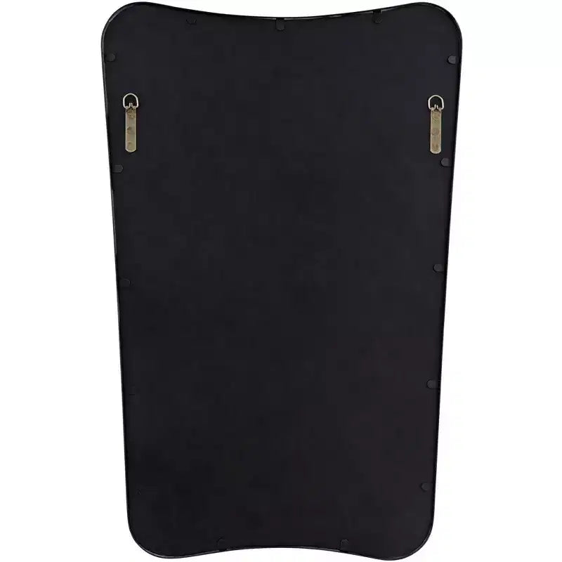 Miroirs muraux Uttermost Segundo en métal noir 22 x 34, lot de 2