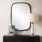 Miroir mural rectangulaire Uttermost Benedo Noir 26 x 36