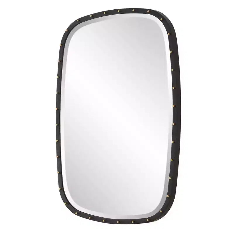 Miroir mural rectangulaire Uttermost Benedo Noir 26 x 36