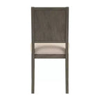 Chaise de salle à manger en tissu bouclé crème avec finition bois Fuske (lot de 2) - iNSPIREQ