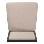 Chaise de salle à manger en tissu bouclé crème avec finition bois Fuske (lot de 2) - iNSPIREQ