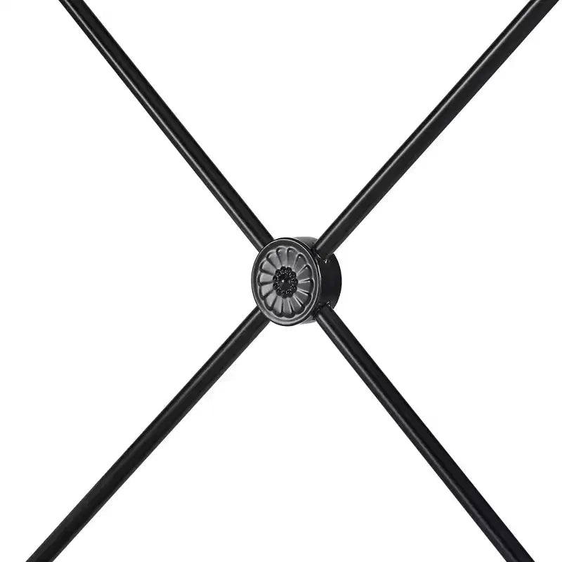 Lit Queen en métal noir Nelley Double X – Noir – iNSPIRE Q
