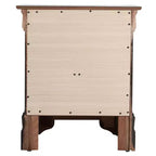 Table de chevet rectangulaire en bois de cerisier HomeStock pour salon et chambre à coucher
