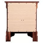 Table de chevet rectangulaire en bois de cerisier HomeStock pour salon et chambre à coucher