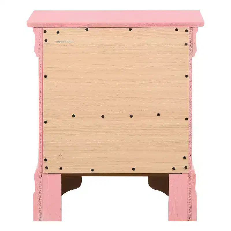Table de chevet rectangulaire en bois de cerisier HomeStock pour salon et chambre à coucher