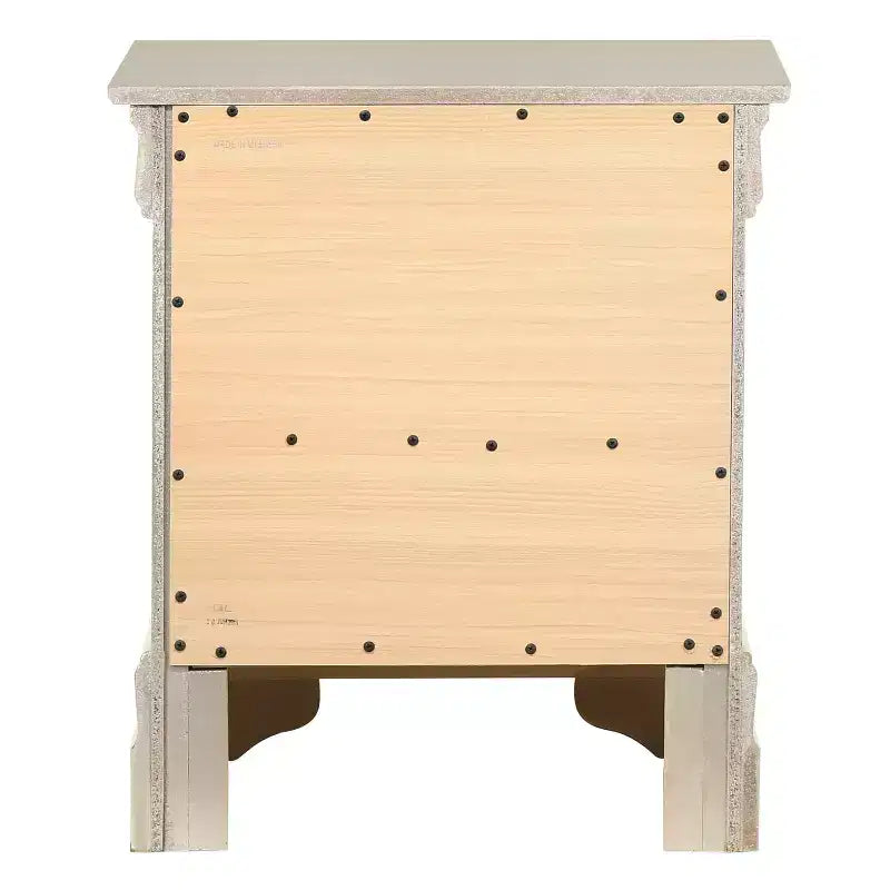 Table de chevet rectangulaire en bois de cerisier HomeStock pour salon et chambre à coucher