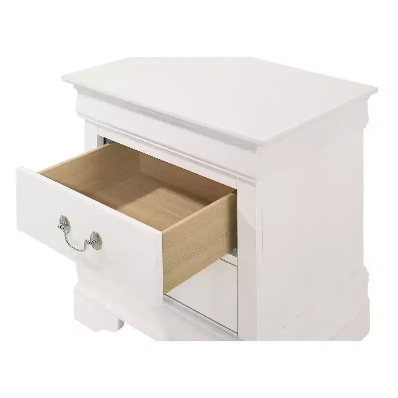 Table de chevet rectangulaire en bois de cerisier HomeStock pour salon et chambre à coucher