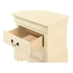 Table de chevet rectangulaire en bois de cerisier HomeStock pour salon et chambre à coucher