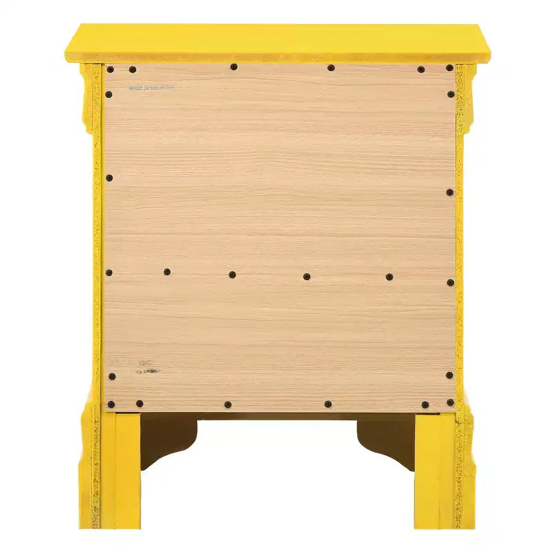Table de chevet rectangulaire en bois de cerisier HomeStock pour salon et chambre à coucher