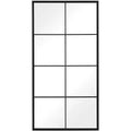Uttermost Rousseau Wrought-Iron Black 30 x 60 Wall Mirror