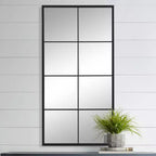 Miroir Mural Rousseau Uttermost en Fer Forgé Noir 30 x 60