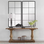 Miroir Mural Rousseau Uttermost en Fer Forgé Noir 30 x 60