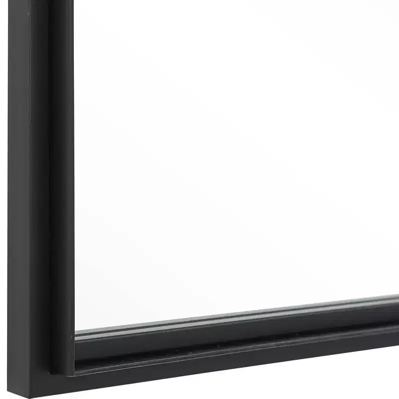 Miroir Mural Rousseau Uttermost en Fer Forgé Noir 30 x 60