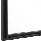 Miroir Mural Rousseau Uttermost en Fer Forgé Noir 30 x 60