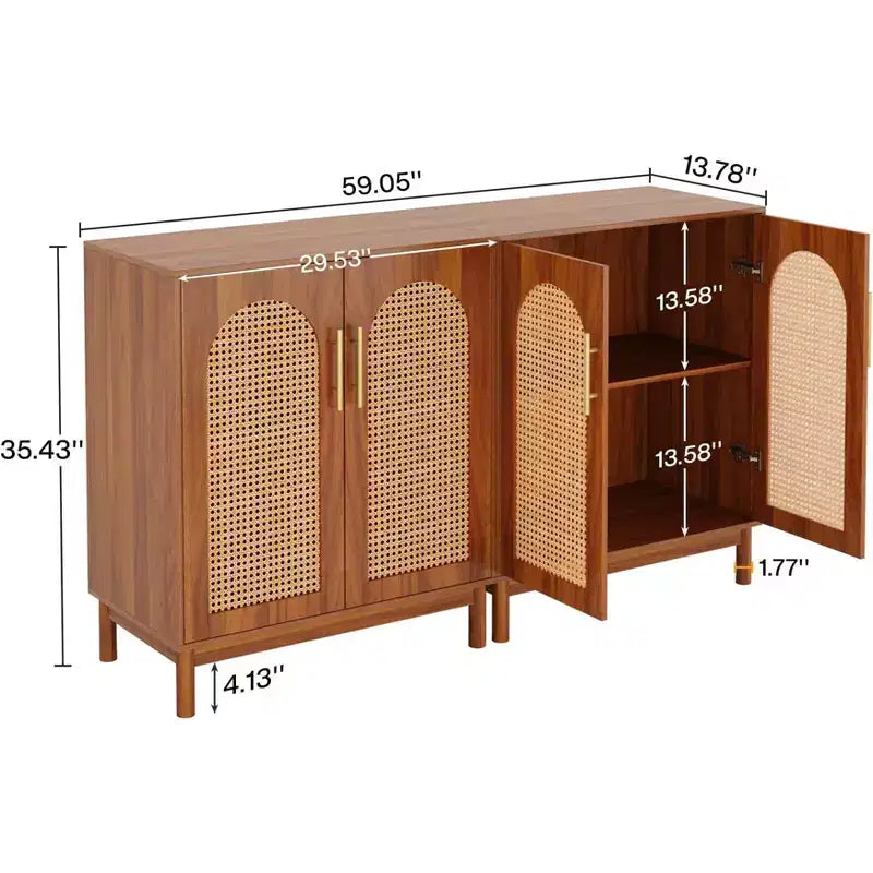 Meuble de rangement GDFStudio Gracie moderne 59