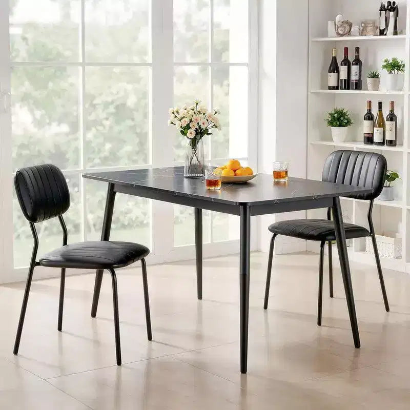 Chaise empilable Karl Home rembourrée (lot de 2)