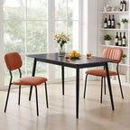 Chaise empilable Karl Home rembourrée (lot de 2)
