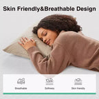 Novilla Matelas Hybride 12 Pouces à Ressorts Ensachés avec Surmatelas, Soulagement de la Pression et de la Douleur, Fermeté Moyenne