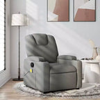 Fauteuil inclinable vidaXL 100 % polyester, métal, contreplaqué simple