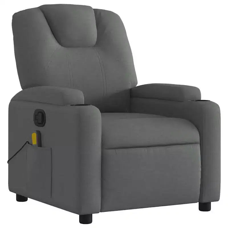 Fauteuil inclinable vidaXL 100 % polyester, métal, contreplaqué simple