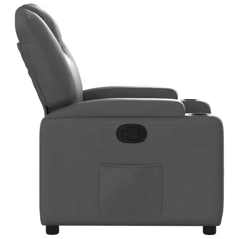 Fauteuil inclinable vidaXL 100 % polyester, métal, contreplaqué simple