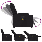 Fauteuil inclinable vidaXL 100 % polyester, métal, contreplaqué simple