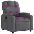 Fauteuil inclinable vidaXL 100 % polyester, métal, contreplaqué simple