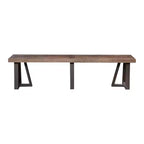 Banc de salle à manger Prairie, naturel/noir