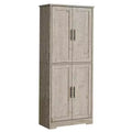 70 Tall Modern Kitchen Pantry Cabinet, Freestanding Storage Cupboard with 4 Doors & 3 Adjustable Shelves, Versatile Cabinet for Kitchen, Bathroom