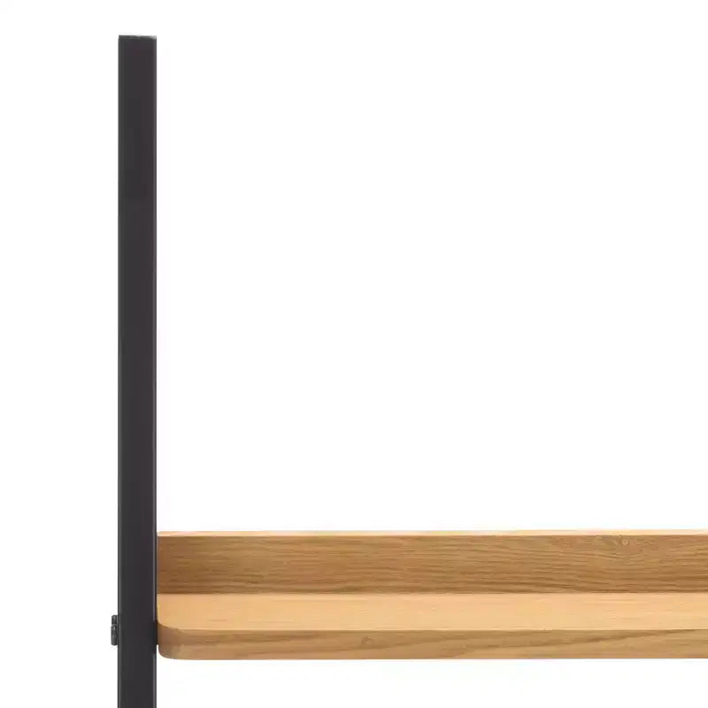 Étagère Isaac métal et bois – Naturel/Noir – SEI