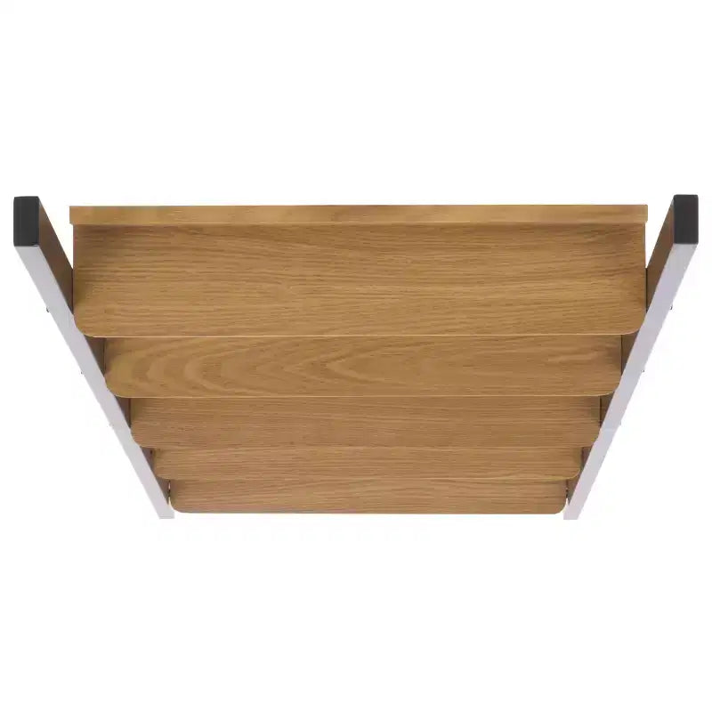 Étagère Isaac métal et bois – Naturel/Noir – SEI